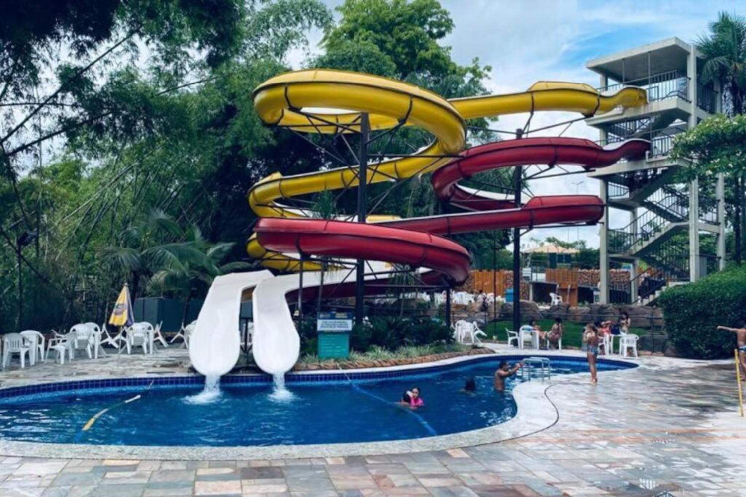 Caldas Novas, Golden Dolphin Grand Hotel, Quarto Sala Cozinha Aconchegante, Ap 361 외부 사진
