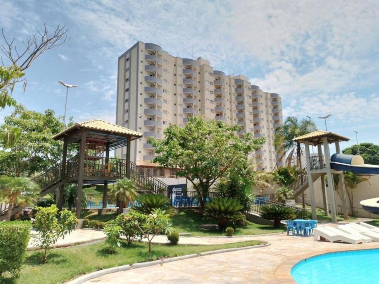 Caldas Novas, Golden Dolphin Grand Hotel, Quarto Sala Cozinha Aconchegante, Ap 361 외부 사진