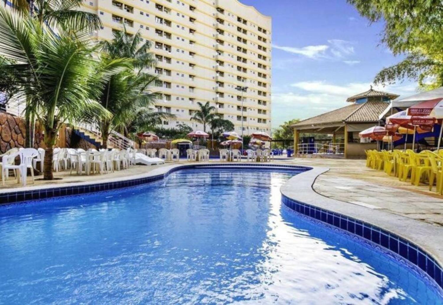 Caldas Novas, Golden Dolphin Grand Hotel, Quarto Sala Cozinha Aconchegante, Ap 361 외부 사진