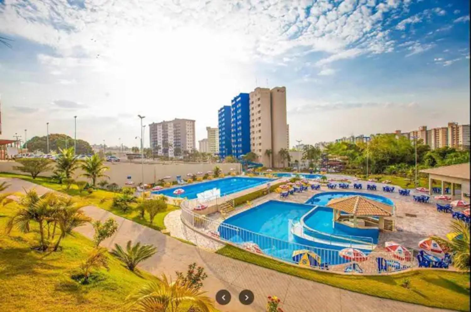 Caldas Novas, Golden Dolphin Grand Hotel, Quarto Sala Cozinha Aconchegante, Ap 361 외부 사진