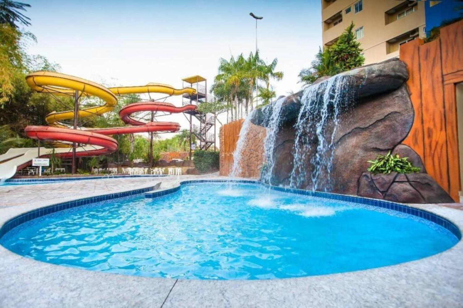 Caldas Novas, Golden Dolphin Grand Hotel, Quarto Sala Cozinha Aconchegante, Ap 361 외부 사진