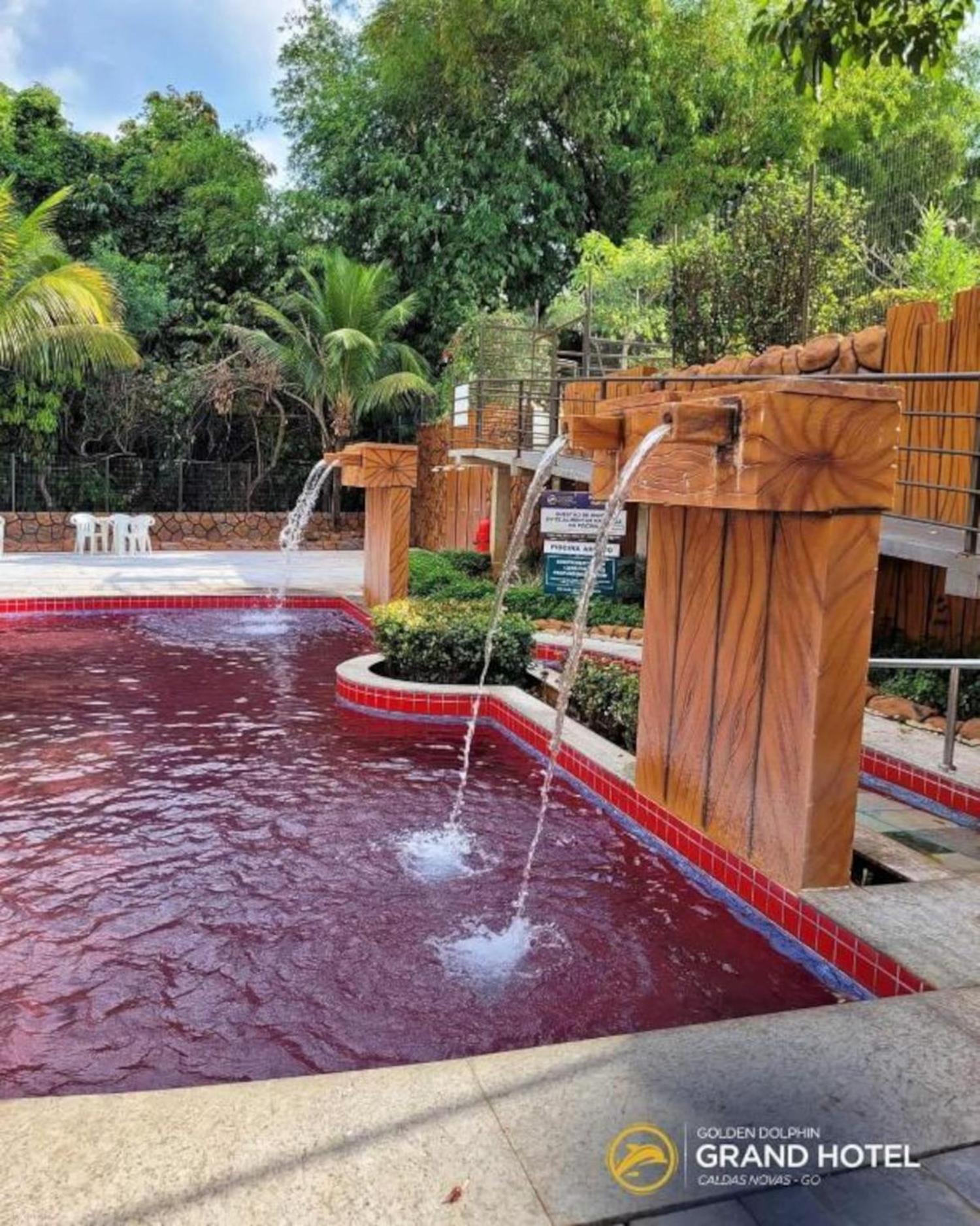 Caldas Novas, Golden Dolphin Grand Hotel, Quarto Sala Cozinha Aconchegante, Ap 361 외부 사진