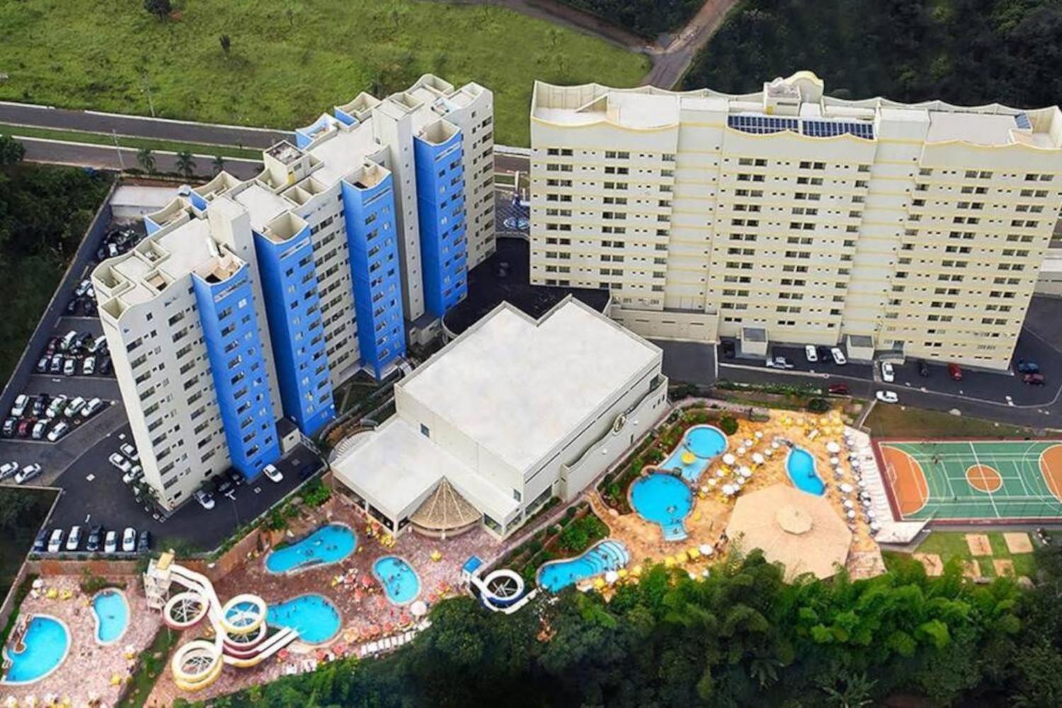 Caldas Novas, Golden Dolphin Grand Hotel, Quarto Sala Cozinha Aconchegante, Ap 361 외부 사진